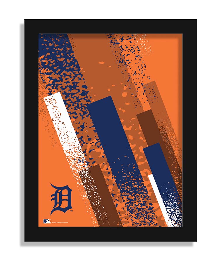 Wholesale MLB2215-Team Color Art 12x16 / M2215-Detroit Tigers