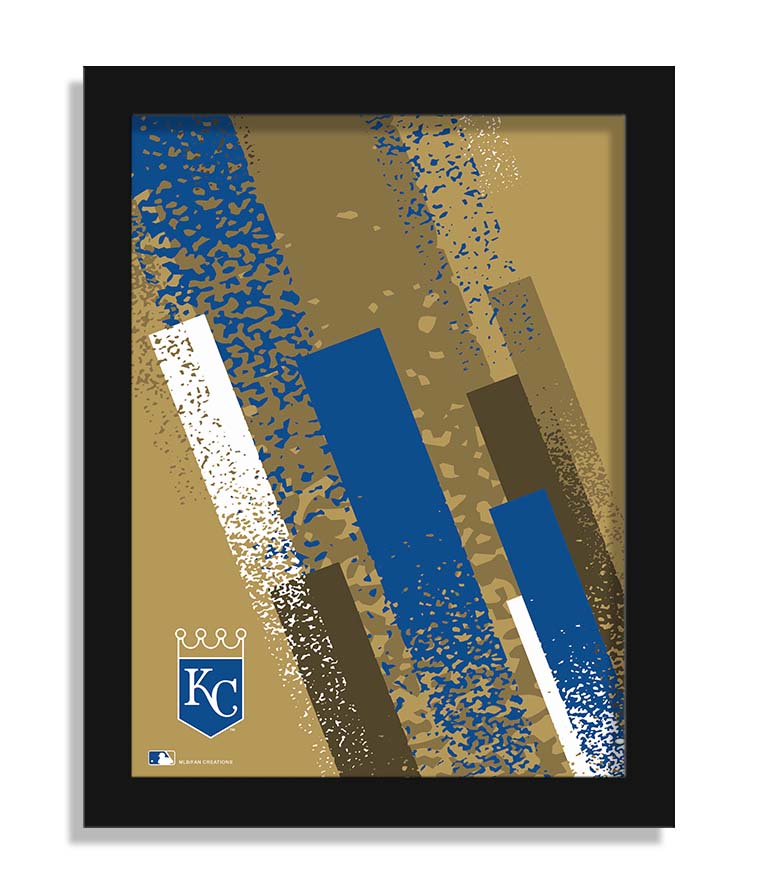 Wholesale MLB2215-Team Color Art 12x16 / M2215-Kansas City Royals