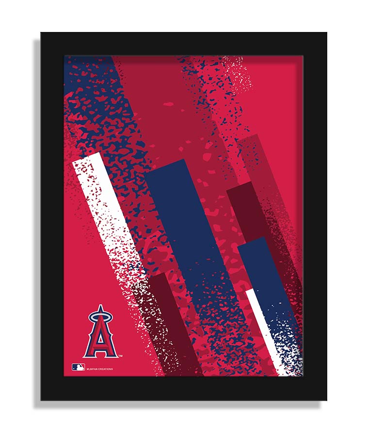 Wholesale MLB2215-Team Color Art 12x16 / M2215-Los Angeles Angels