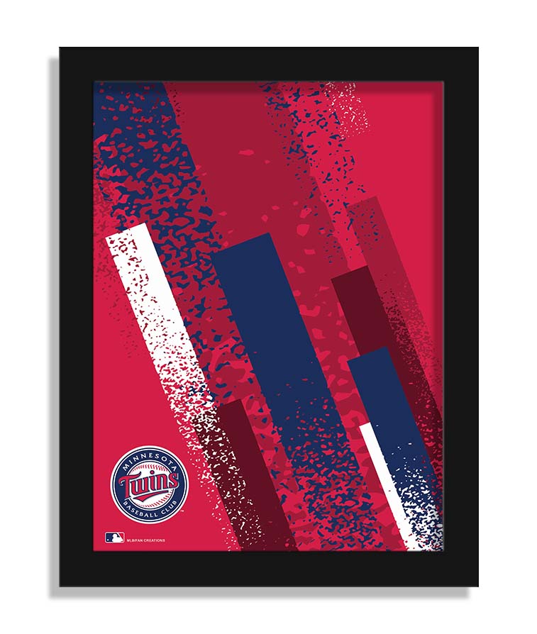 Wholesale MLB2215-Team Color Art 12x16 / M2215-Minnesota Twins