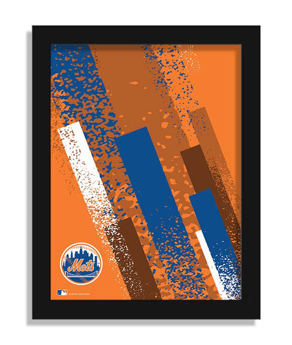 Wholesale MLB2215-Team Color Art 12x16 / M2215-New York Mets