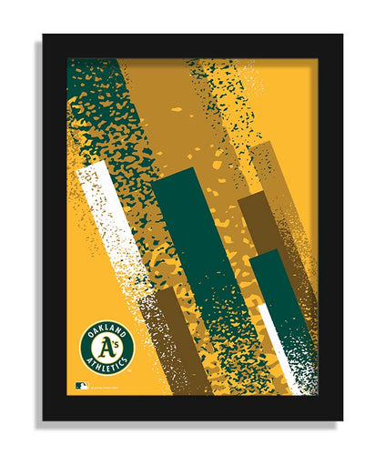 Wholesale MLB2215-Team Color Art 12x16 / M2215-Oakland Athletics