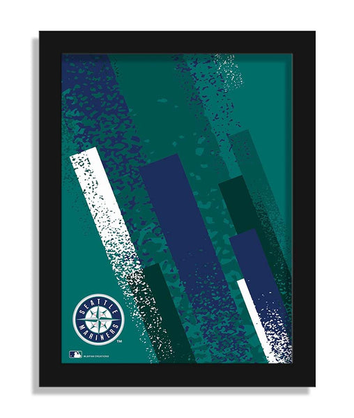 Wholesale MLB2215-Team Color Art 12x16 / M2215-Seattle Mariners