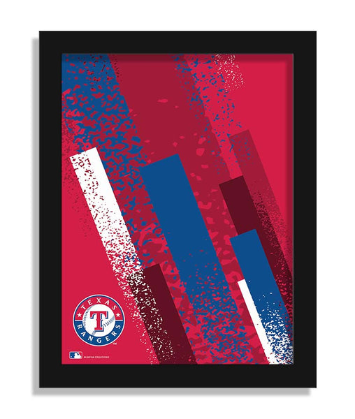 Wholesale MLB2215-Team Color Art 12x16 / M2215-Texas Rangers