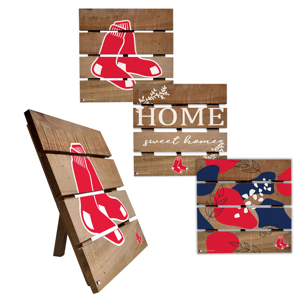 Wholesale MLB2223-Trivet Hot Plate Set of 4 (2221, 2222, 2122x2) / M2221-Boston Red Sox