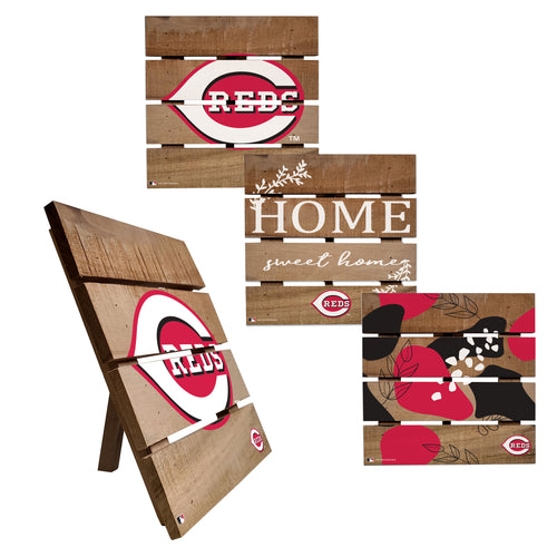 Wholesale MLB2223-Trivet Hot Plate Set of 4 (2221, 2222, 2122x2) / M2221-Cincinnati Reds