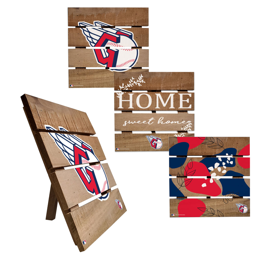 Wholesale MLB2223-Trivet Hot Plate Set of 4 (2221, 2222, 2122x2) / M2221-Cleveland Guardians