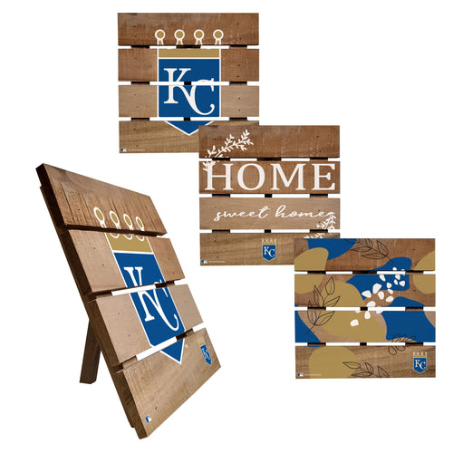 Wholesale MLB2223-Trivet Hot Plate Set of 4 (2221, 2222, 2122x2) / M2221-Kansas City Royals