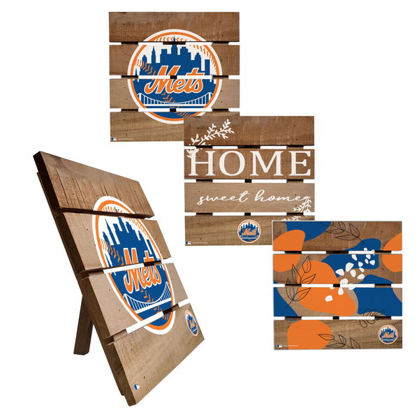 Wholesale MLB2223-Trivet Hot Plate Set of 4 (2221, 2222, 2122x2) / M2221-New York Mets