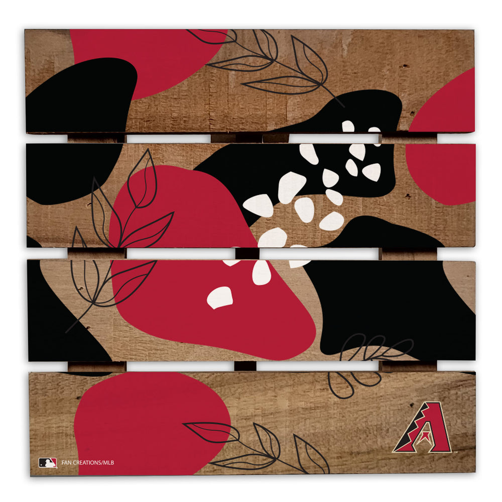 Wholesale MLB2222-Abstract Floral Trivet Hot Plate / M2222-Arizona Diamondbacks