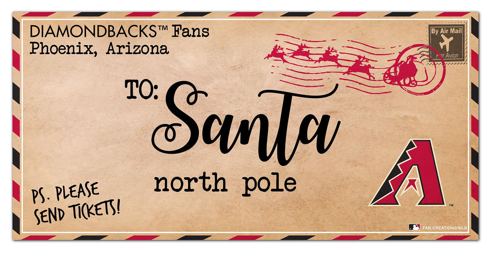 Wholesale MLB1051-To Santa 6x12 / MLB1051-Arizona Diamondbacks