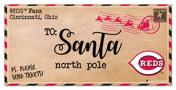 Wholesale MLB1051-To Santa 6x12 / MLB1051-Cincinnati Reds