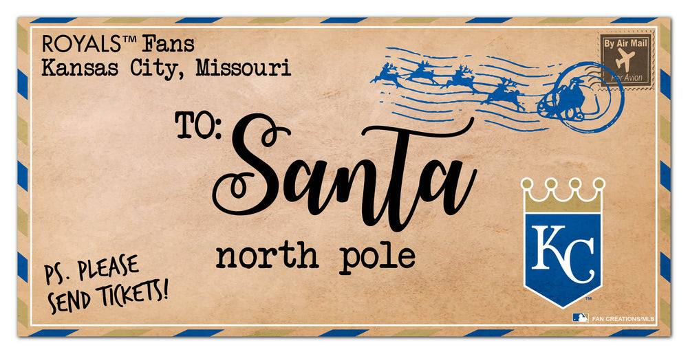 Wholesale MLB1051-To Santa 6x12 / MLB1051-Kansas City Royals