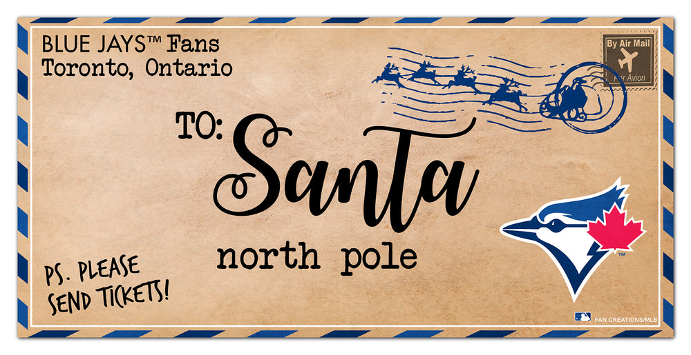 Wholesale MLB1051-To Santa 6x12 / MLB1051-Toronto Blue Jays