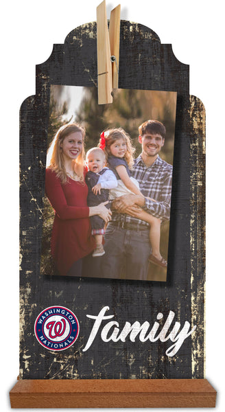 Wholesale MLB1063-Family Tabletop Clothespin 6x12 / MLB1063-Washington Nationals