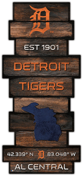 Wholesale MLB2225-Wood Celebration Stack / MLB2225-Detroit Tigers