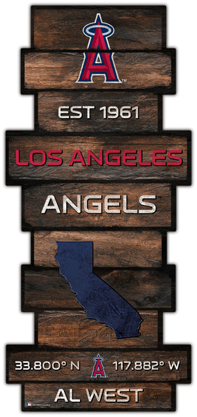 Wholesale MLB2225-Wood Celebration Stack / MLB2225-Los Angeles Angels