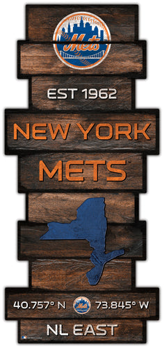 Wholesale MLB2225-Wood Celebration Stack / MLB2225-New York Mets