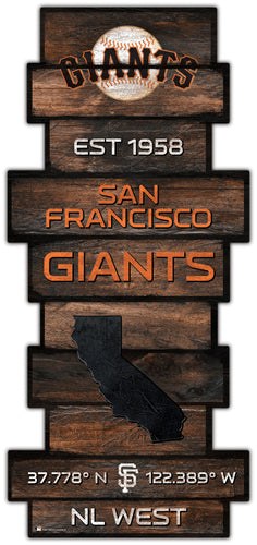 Wholesale MLB2225-Wood Celebration Stack / MLB2225-San Francisco Giants