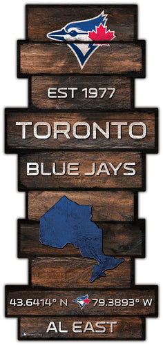 Wholesale MLB2225-Wood Celebration Stack / MLB2225-Toronto Blue Jays