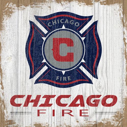 Wholesale MLS0907-Team Logo Block 6x6 / MLS0907-Chicago Fire