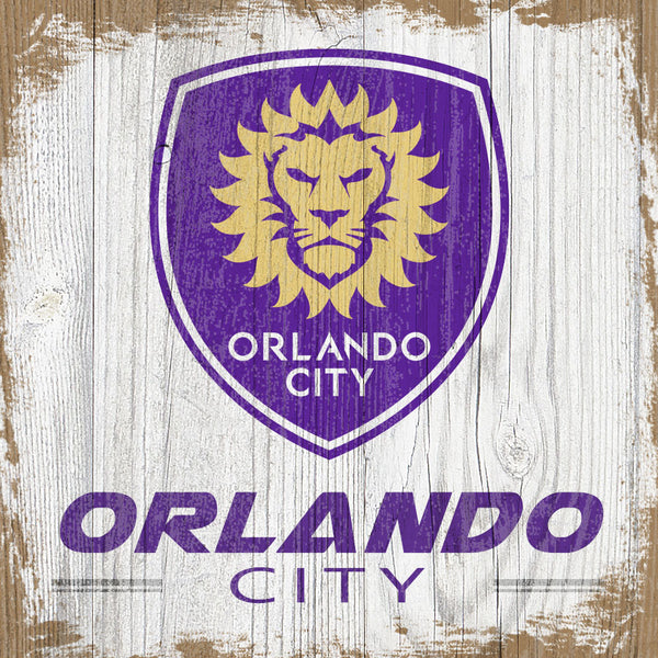 Wholesale MLS0907-Team Logo Block 6x6 / MLS0907-Orlando City