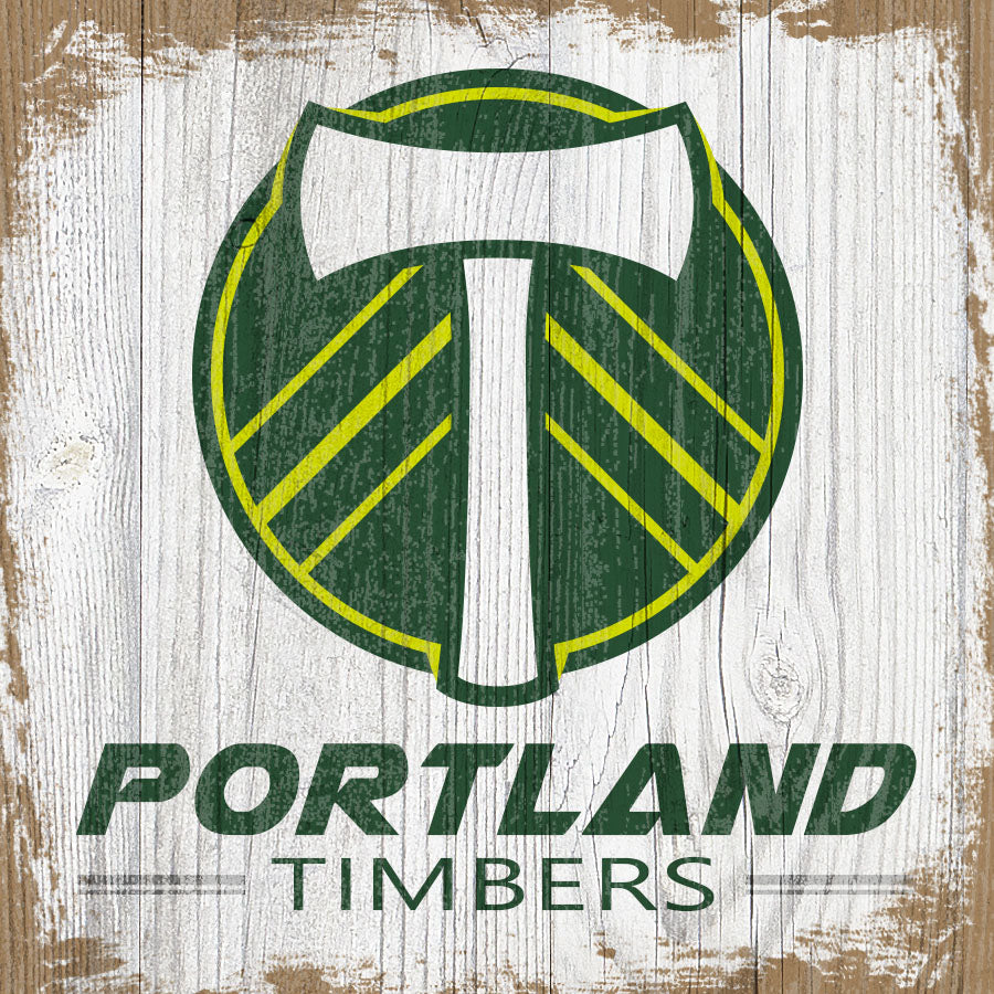 Wholesale MLS0907-Team Logo Block 6x6 / MLS0907-Portland Timbers