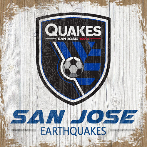 Wholesale MLS0907-Team Logo Block 6x6 / MLS0907-San Jose Earthquakes