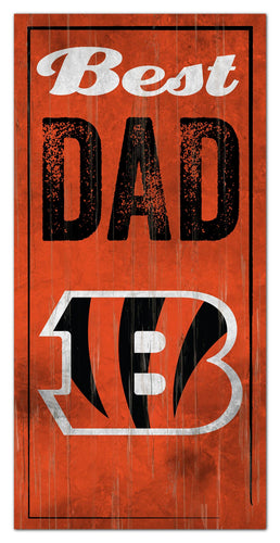 Wholesale NFL0632-Best Dad 6x12 / N0632-Cincinnati Bengals