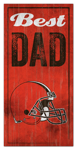 Wholesale NFL0632-Best Dad 6x12 / N0632-Cleveland Browns