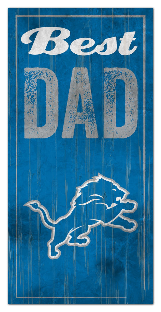 Wholesale NFL0632-Best Dad 6x12 / N0632-Detroit Lions