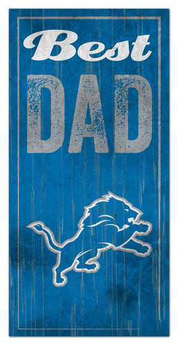 Wholesale NFL0632-Best Dad 6x12 / N0632-Detroit Lions
