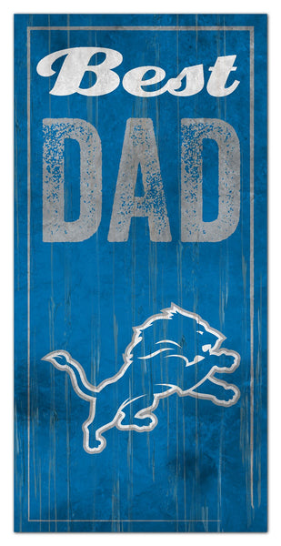Wholesale NFL0632-Best Dad 6x12 / N0632-Detroit Lions