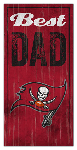 Wholesale NFL0632-Best Dad 6x12 / N0632-Tampa Bay Buccaneers