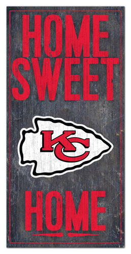 Wholesale NFL0653-Home Sweet Home 6x12 / N0653-Kansas City Chiefs