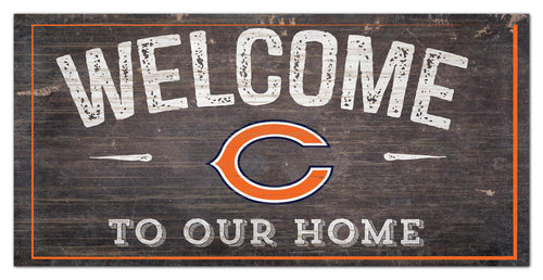 Wholesale NFL0654-Welcome Distressed 6x12 / N0654-Chicago Bears