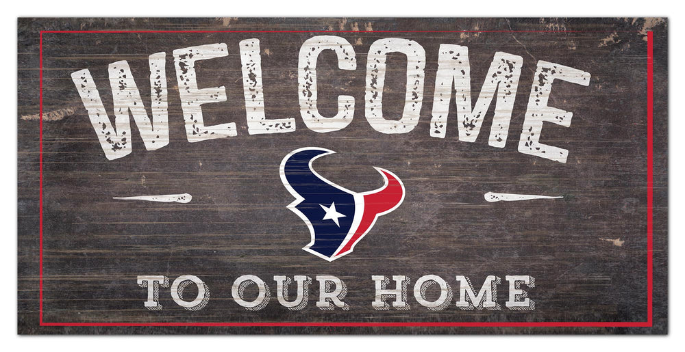 Wholesale NFL0654-Welcome Distressed 6x12 / N0654-Houston Texans