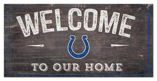 Wholesale NFL0654-Welcome Distressed 6x12 / N0654-Indianapolis Colts