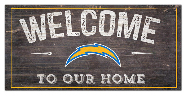 Wholesale NFL0654-Welcome Distressed 6x12 / N0654-Los Angeles Chargers