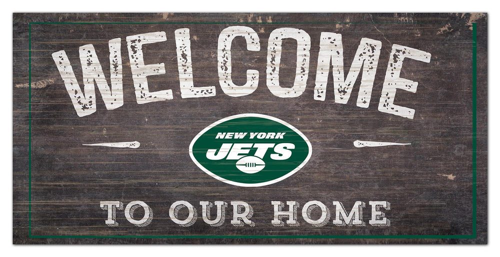 Wholesale NFL0654-Welcome Distressed 6x12 / N0654-New York Jets