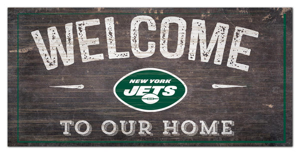 Wholesale NFL0654-Welcome Distressed 6x12 / N0654-New York Jets
