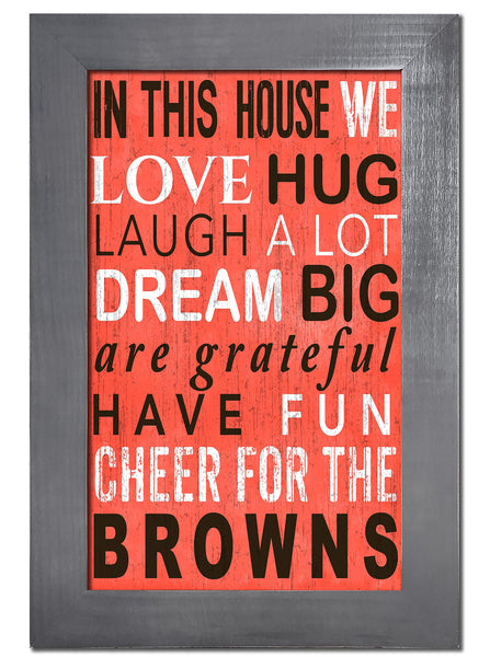 Wholesale NFL0725-In This House 11x19 (Khols Resize) / N0725-Cleveland Browns