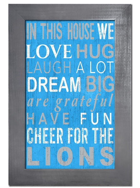 Wholesale NFL0725-In This House 11x19 (Khols Resize) / N0725-Detroit Lions