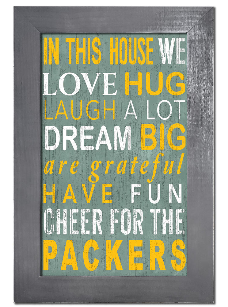 Wholesale NFL0725-In This House 11x19 (Khols Resize) / N0725-Green Bay Packers