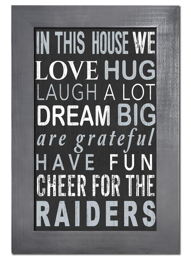 Wholesale NFL0725-In This House 11x19 (Khols Resize) / N0725-Las Vegas Raiders
