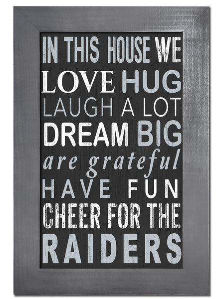 Wholesale NFL0725-In This House 11x19 (Khols Resize) / N0725-Las Vegas Raiders