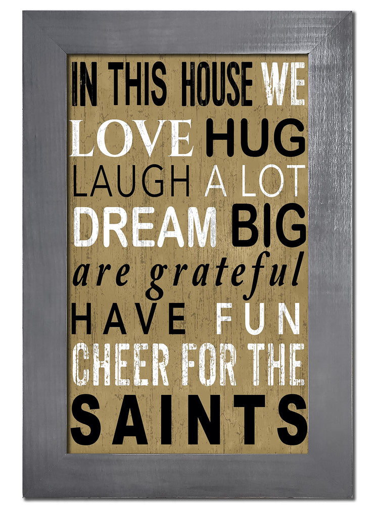 Wholesale NFL0725-In This House 11x19 (Khols Resize) / N0725-New Orleans Saints