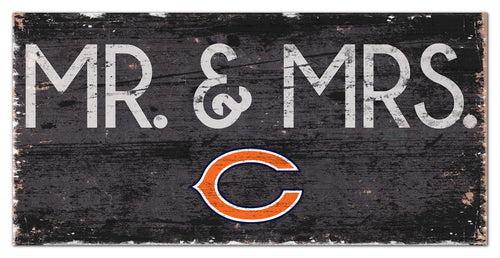 Wholesale NFL0732-Mr & Mrs 6x12 / N0732-Chicago Bears