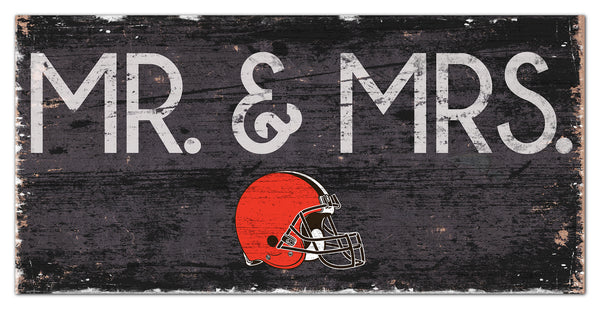 Wholesale NFL0732-Mr & Mrs 6x12 / N0732-Cleveland Browns