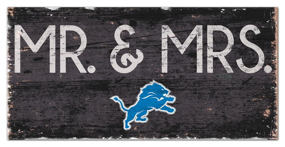Wholesale NFL0732-Mr & Mrs 6x12 / N0732-Detroit Lions